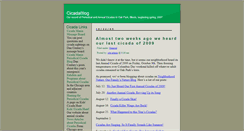 Desktop Screenshot of cicadablog.saltthesandbox.org